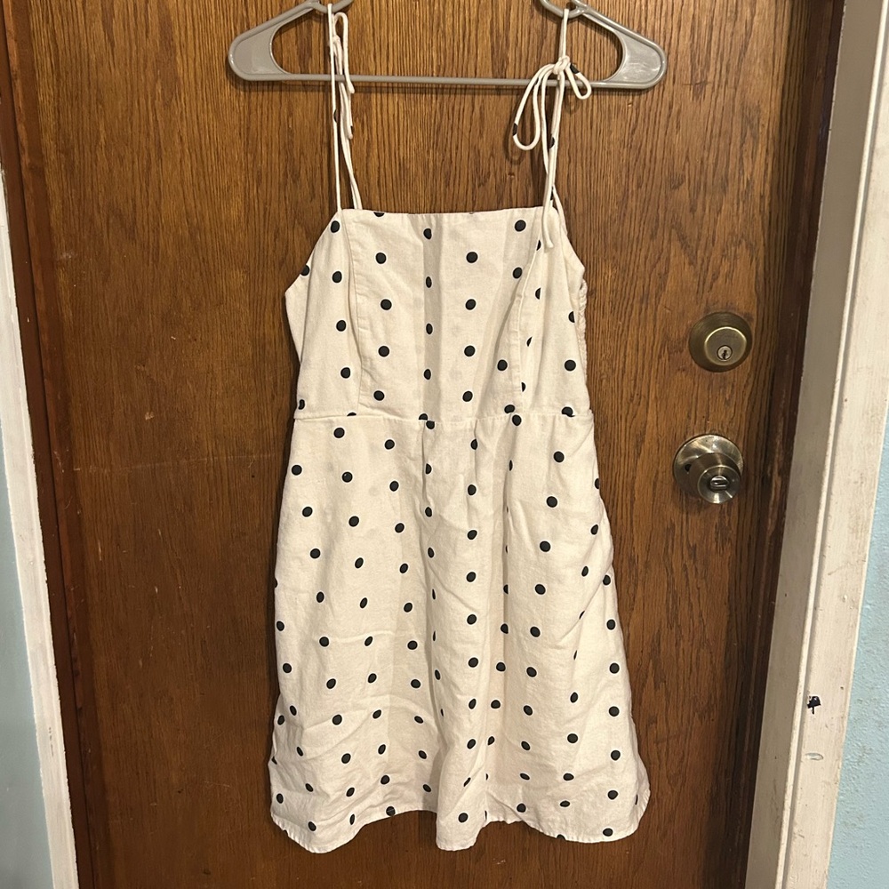 Old Navy Midi Polka Dot Dress Spaghetti Strap
